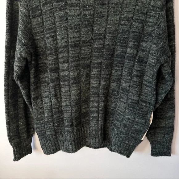 Milwaukee Knits Vintage 50s 60s  Sz M Wool Orlon Sweater Pockets Cricket Vneck - Picture 10 of 15